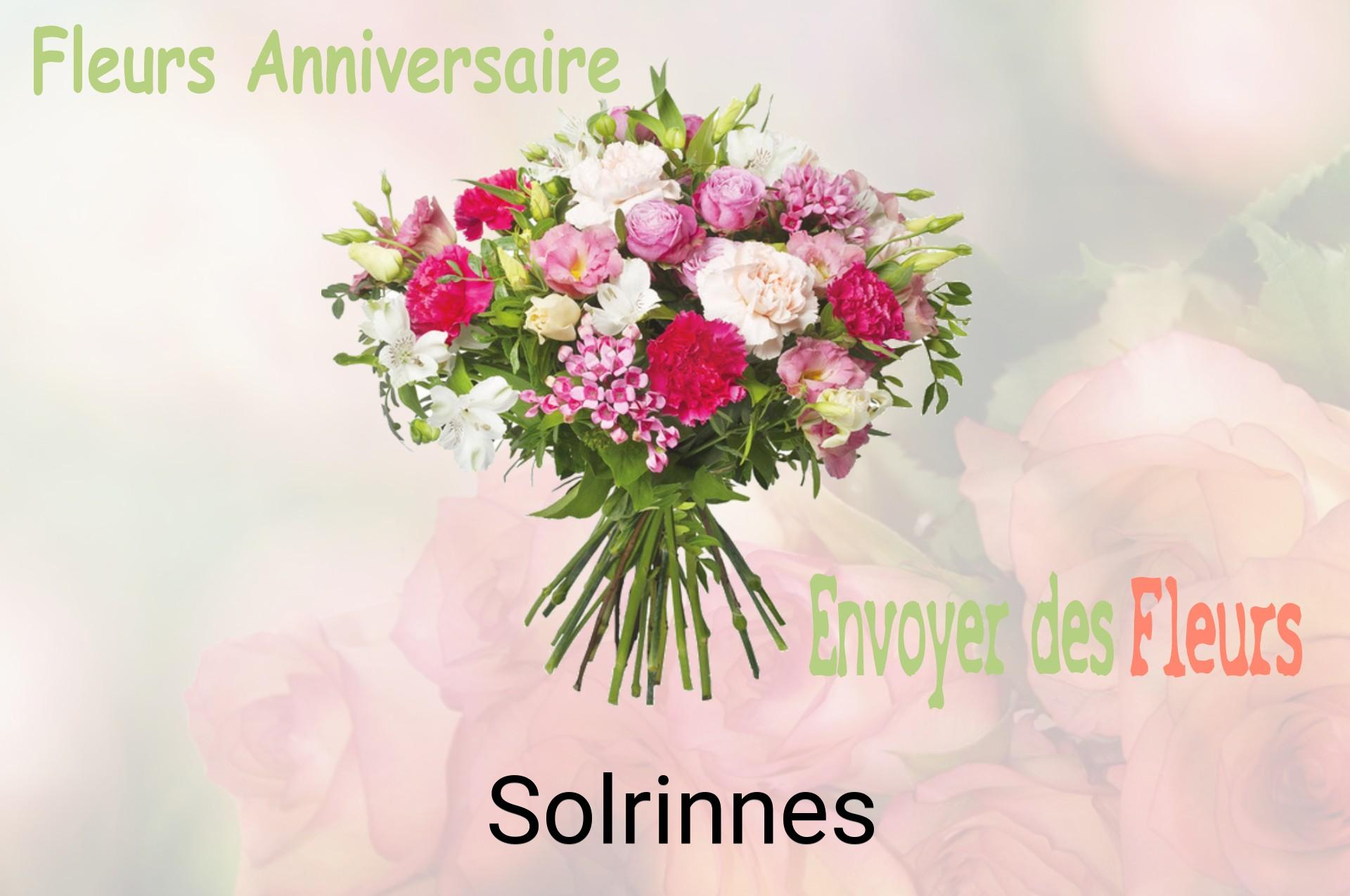 Bouquet de fleurs d’anniversaire livré à Solrinnes